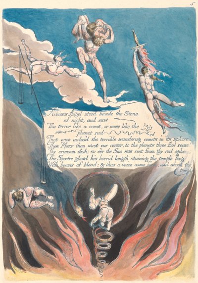 Amerika. Een Profetie, Plaat 7 door William Blake